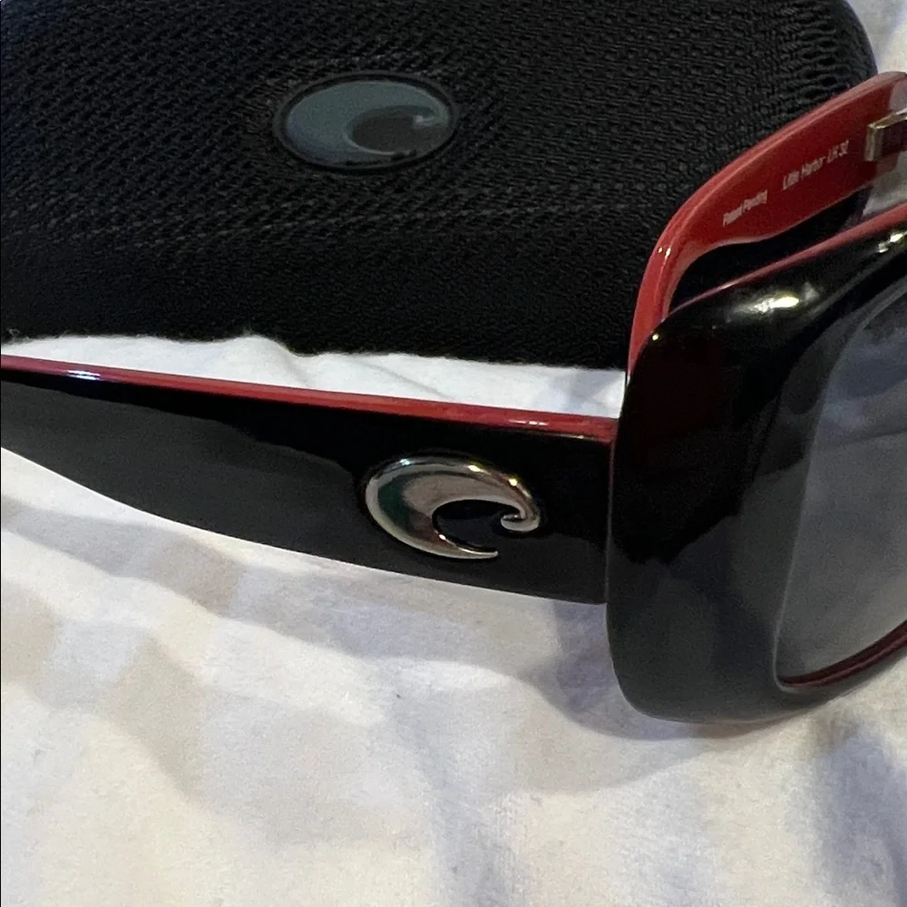 Costa Black and Red Women's Sunglasses - Picture 2 of 3